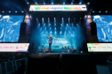 O cantor Loubet   durante a apresentacao do seu show dentro da programacao do Verao Maior Parana, em Pontal do Parana