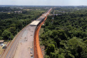 Duplicação da Rodovia das Cataratas chega a 42,4% com serviços em todo o trecho