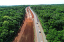 duplicação da BR-469 (Rodovia das Cataratas) em Foz do Iguaçu.