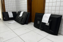 PCPR e PMPR apreendem mais de 100 televisores provenientes de estelionato em Matinhos