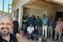 Em ação voluntária, copelianos que atuam na regional Centro Sul, orientaram centenas de pessoas, entre crianças, jovens e adultos, sobre cuidados com a rede elétrica, com palestras e visitas de campo, nas cidades de Rio Azul (foto) e Arapoti