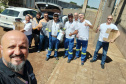 Em ação voluntária, copelianos que atuam na regional Centro Sul, orientaram centenas de pessoas, entre crianças, jovens e adultos, sobre cuidados com a rede elétrica, com palestras e visitas de campo, nas cidades de Rio Azul (foto) e Arapoti