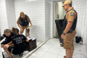 PCPR e PMPR apreendem mais de 100 televisores provenientes de estelionato em Matinhos
