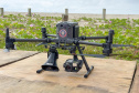 Drones do Corpo de Bombeiros realizam 300 patrulhamentos preventivo s no litoral paranaense