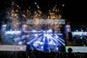 Pontal do Paraná, 21 de fevereiro de 2025 - Show de George Henrique e Rodrigo, no Centro de Eventos Marisol, dentro da programação do Verão Maior Paraná.