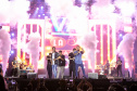 Pontal do Paraná, 21 de fevereiro de 2025 - Show de George Henrique e Rodrigo, no Centro de Eventos Marisol, dentro da programação do Verão Maior Paraná.