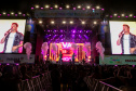 Pontal do Paraná, 21 de fevereiro de 2025 - Show de George Henrique e Rodrigo, no Centro de Eventos Marisol, dentro da programação do Verão Maior Paraná.