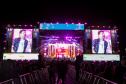 Pontal do Paraná, 21 de fevereiro de 2025 - Show de George Henrique e Rodrigo, no Centro de Eventos Marisol, dentro da programação do Verão Maior Paraná.