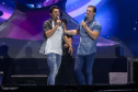 Pontal do Paraná, 21 de fevereiro de 2025 - Show de George Henrique e Rodrigo, no Centro de Eventos Marisol, dentro da programação do Verão Maior Paraná.