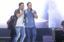 Pontal do Paraná, 21 de fevereiro de 2025 - Show de George Henrique e Rodrigo, no Centro de Eventos Marisol, dentro da programação do Verão Maior Paraná.