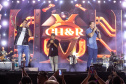 Pontal do Paraná, 21 de fevereiro de 2025 - Show de George Henrique e Rodrigo, no Centro de Eventos Marisol, dentro da programação do Verão Maior Paraná.