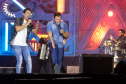 Pontal do Paraná, 21 de fevereiro de 2025 - Show de George Henrique e Rodrigo, no Centro de Eventos Marisol, dentro da programação do Verão Maior Paraná.