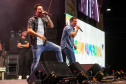 Pontal do Paraná, 21 de fevereiro de 2025 - Show de George Henrique e Rodrigo, no Centro de Eventos Marisol, dentro da programação do Verão Maior Paraná.