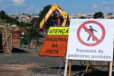 Para obra de trincheira, passarela que liga bairros em Telêmaco Borba será demolida no dia 9 de março