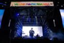 Matinhos, 22 de fevereiro de 2025 - Show da banda Titãs no paldo do Verão Maior Paraná em Caiobá.