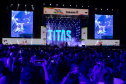 Matinhos, 22 de fevereiro de 2025 - Show da banda Titãs no paldo do Verão Maior Paraná em Caiobá.