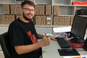 Felipe Stoski, de 27 anos, foi contratado como assistente administrativo em uma agência de comunicação