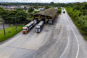 Porto de Paranaguá recebe o maior volume de caminhões da história no Pátio de Triagem