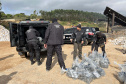 PCPR incinera maior carga de cocaína já apreendida em Curitiba