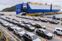 Porto de Paranaguá é o 1º a receber veículos elétricos fabricados por gigante chinesa que retoma vendas no Brasil
