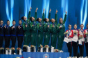 Atleta paranaense conquista ouro inédito em copa do mundo de ginástica rítmica