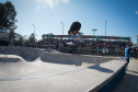 Final Park masculino  no  STU National 2025, o principal campeonato de skate do Brasil que acontece no Complexo Esportivo Tarumã, do Governo do Paraná., neste domingo (27)   Foto: Geraldo Bubniak/AEN