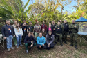 Técnicos do Instituto Água e Terra das regionais de Foz do Iguaçu, Cascavel e Francisco Beltrão passaram por uma capacitação com profissionais do Parque das Aves.