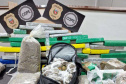 PCPR apreende 327 quilos de maconha gourmet e prende três pessoas por tráfico