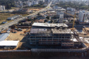 São José dos Pinhais, 18 de julho de 2025 - Construção do Hospital e Maternidade SJP, na Região Metropolitana de Curitiba (RMC).