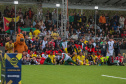 Final  da Copa do Mundo de Futebol 7 no Jardim Botânico, em Curitiba, realizada pela Futebol 7 Brasil, em parceria com a Federação Internacional de Futebol 7 (FIF7) e o apoio do Governo do Estado do Paraná, por meio da Secretaria do Esporte. Foto: Geraldo Bubniak/AEN