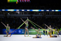 Com duas atletas do Paraná, Brasil conquista prata inédita no Mundial de Ginástica Rítmica