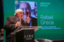  Secretário de Estado do Desenvolvimento Sustentável, Rafael Greca, participou do Fórum LIDE Paraná de Agronegócio, que integra a programação da Conferência da Mata Atlântica. 