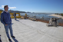 Governador Carlos Massa Ratinho Junior visita a obra da Ponte de Guaratuba.
