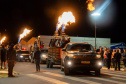 Atrações e balões animam o dia e show de fogos ilumina a noite de Castro, durante Festival da Primavera