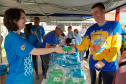 SANEPAR - Voluntários da Sanepar ajudam a limpar rios em todo o Paraná