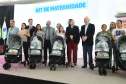 Com carrinhos e acessórios, Estado inicia distribuição inédita de 10 mil kits para mães e bebês