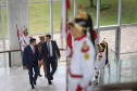 O governador Carlos Massa Ratinho Junior recebe nesta terça-feira(9), o presidente do Paraguai, Santiago Peña e comitiva do Paraguai no Palácio Iguaçu.