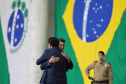 O governador Carlos Massa Ratinho Junior recebe nesta terça-feira(9), o presidente do Paraguai, Santiago Peña e comitiva do Paraguai no Palácio Iguaçu.