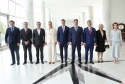 O governador Carlos Massa Ratinho Junior recebe nesta terça-feira(9), o presidente do Paraguai, Santiago Peña e comitiva do Paraguai no Palácio Iguaçu.