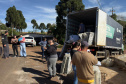 Defesa Civil envia ajuda humanitária para Santa Maria do Oeste e Dois Vizinhos
