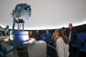 Visita ao Planetário de  Wolfsburg. É um dos dez maiores planetários da Alemanha