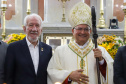 Piana participa da posse de Dom Paulo Alves Romão como bispo de Paranaguá, no Litoral
