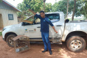 Técnicos do Instituto Água e Terra (IAT) resgataram seis aves silvestres que eram mantidas em cativeiro irregular em Umuarama