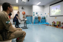 Curitiba, 14 de outubro de 2025 - Atividades da Semana de Redução de Riscos e Desastres do Brigadas Escolares na Escola Lucy Requião.