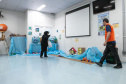 Curitiba, 14 de outubro de 2025 - Atividades da Semana de Redução de Riscos e Desastres do Brigadas Escolares na Escola Lucy Requião.