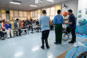 Curitiba, 14 de outubro de 2025 - Atividades da Semana de Redução de Riscos e Desastres do Brigadas Escolares na Escola Lucy Requião.