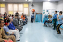 Curitiba, 14 de outubro de 2025 - Atividades da Semana de Redução de Riscos e Desastres do Brigadas Escolares na Escola Lucy Requião.