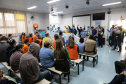 Curitiba, 14 de outubro de 2025 - Atividades da Semana de Redução de Riscos e Desastres do Brigadas Escolares na Escola Lucy Requião.