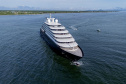 Navio Scenic Eclipse retorna ao litoral paranaense com passageiros da Europa e dos EUA