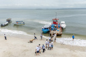 Mutirão de Limpeza das Praias da Ilha do Mel recolhe quase 11 toneladas de resíduos